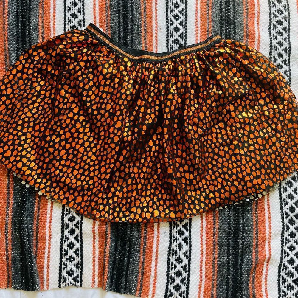 NWT Halloween October Fall Polka Dot skirt XXL